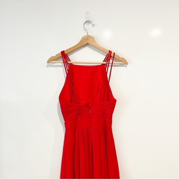 Fame and Partners High Neck Chiffon Maxi Dress - Picture 6 of 12